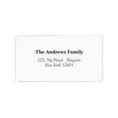 Moderne Weihnachtsbabys Ankündigung Foto Collage Adressaufkleber (Vorne)