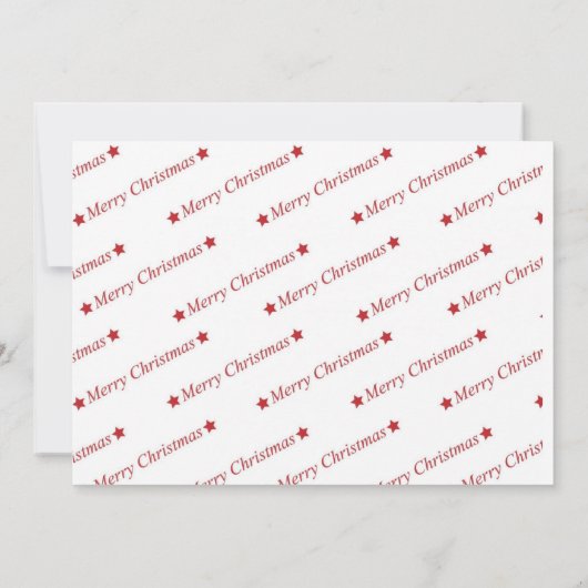 Moderne Weihnachtsbären Feiertagskarte (Rückseite)