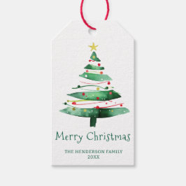 MODERNE WEIHNACHTSBAUM GESCHENKANHÄNGER