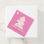 Moderne Weihnachtsbaum-Geschenkmarke Geschenkanhänger (Beispiel)