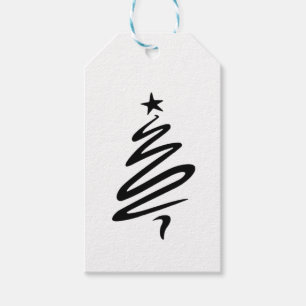 Moderne Weihnachtsbaum-Geschenktasten Geschenkanhänger