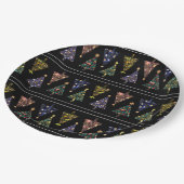 Moderne Weihnachtsbaum-Party-Teller - Set 1 Pappteller (Schrägansicht)