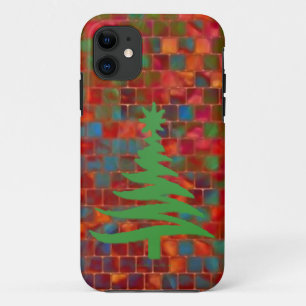 Moderne Weihnachtsbaum Stift drucken Grün Case-Mate iPhone Hülle