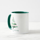 MODERNE WEIHNACHTSBAUM TASSE (Vorderseite Links)