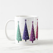 Moderne Weihnachtsbaum-Tasse Kaffeetasse (Links)