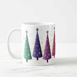 Moderne Weihnachtsbaum-Tasse Kaffeetasse