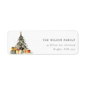Moderne Weihnachtsbaumadresse für Weihnachtsfeiert (Vorne)
