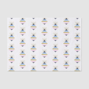 Moderne Weihnachtsbaumdekoration Seidenpapier