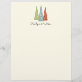 Moderne Weihnachtsbäume aus dem Mittelalter Flyer