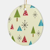 Moderne Weihnachtsbäume aus dem Mittelalter Keramik Ornament (Links)