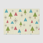 Moderne Weihnachtsbäume aus dem Mittelalter Seidenpapier (Vorderseite)