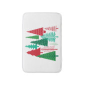 moderne Weihnachtsbäume Badematte (Vorderseite Vertikal)