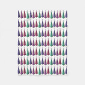 Moderne Weihnachtsbäume blanket Fleecedecke (Vorderseite)