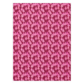 Moderne Weihnachtsbäume der Blume, Burgund & Pink Tischdecke (Vorderseite)