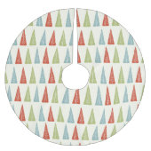 Moderne Weihnachtsbäume Gemustert Polyester Weihnachtsbaumdecke (Vorderseite)