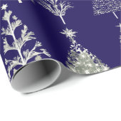 Moderne Weihnachtsbäume Geschenkpapier (Rolleneckpunkt)