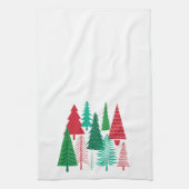 moderne Weihnachtsbäume Handtuch (Vertikal)