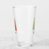 Moderne Weihnachtsbäume im Mittelalter Personalisi Glas (Links)