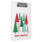 moderne Weihnachtsbäume Klemmbrett (Rechts)