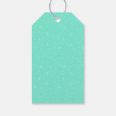 Moderne Weihnachtsbäume MERRY CHRISTMAS Skript Geschenkanhänger (Rückseite)