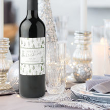 Moderne Weihnachtsbäume MERRY CHRISTMAS Skript