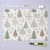 Moderne Weihnachtsbäume Seidenpapier (Handwerk)