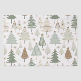 Moderne Weihnachtsbäume Seidenpapier