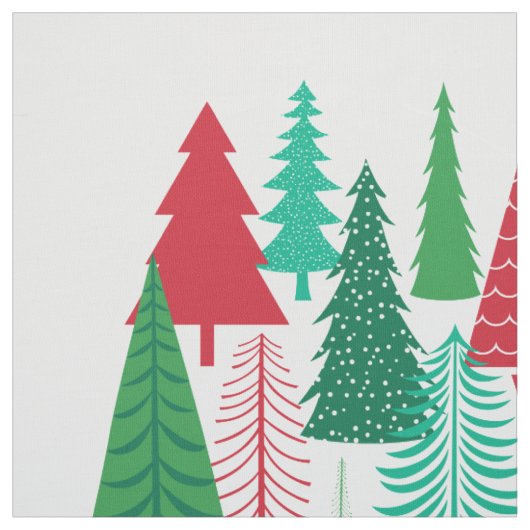moderne Weihnachtsbäume Stoff (Muster)