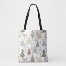 Moderne Weihnachtsbäume Tasche