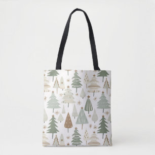 Moderne Weihnachtsbäume Tasche