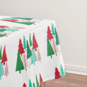 moderne Weihnachtsbäume Tischdecke (Beispiel)