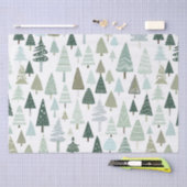 Moderne Weihnachtsbaumen elegant Seidenpapier (Handwerk)