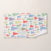 Moderne Weihnachtsbaumfarm Handtuch (Handtuch)