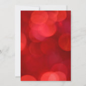 Moderne Weihnachtsbaumfeier Einladung (Rückseite)