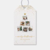 Moderne Weihnachtsbaumfotografie Geschenkanhänger (Vorderseite)