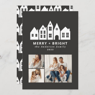 Moderne Weihnachtsbaumhäuser Nordic Houses 3 Foto  Feiertagskarte