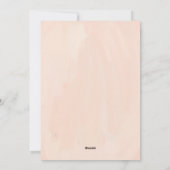 Moderne Weihnachtsbaumkarte Feiertagskarte (Rückseite)