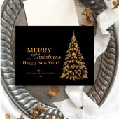 Moderne Weihnachtsbaumkarte für das Foto Einladung