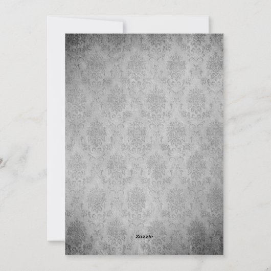 Moderne Weihnachtsbaumkarte | LILA Feiertagskarte (Rückseite)