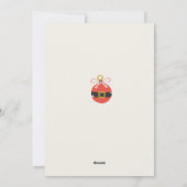 Moderne Weihnachtsbaumkarten - Niedlich einfach Feiertagskarte (Rückseite)