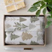 Moderne Weihnachtsbaummuster Seidenpapier (Geschenk)