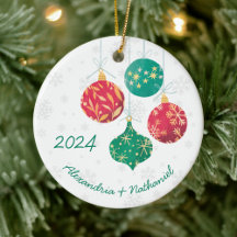 Moderne Weihnachtsbrillen Monogram