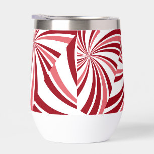 Moderne Weihnachtscreme Rot WeißWasser Flasche