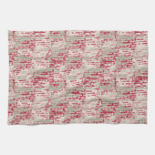 Moderne Weihnachtsdekoration Geschirrtuch (Horizontal)