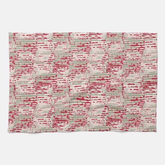 Moderne Weihnachtsdekoration Geschirrtuch (Horizontal)