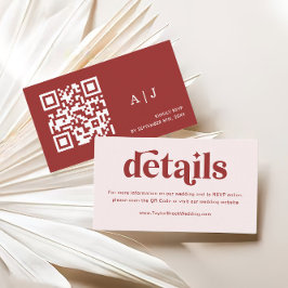 Moderne Weihnachtsdetails Begleitkarte