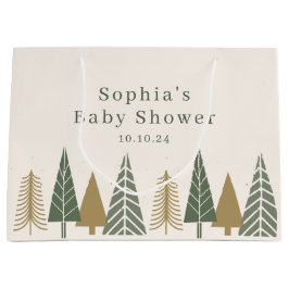 Moderne Weihnachtsdusche Große Geschenktüte