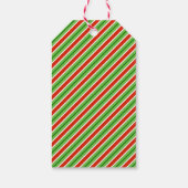 Moderne Weihnachtself-Weihnachtsgeschenk-Tag Geschenkanhänger (Rückseite)