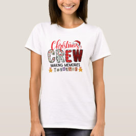 Moderne Weihnachtsfamilie Stilvolle farbenfrohe Re T-Shirt