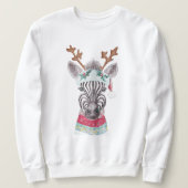 Moderne Weihnachtsfarben Sweatshirt (Design vorne)